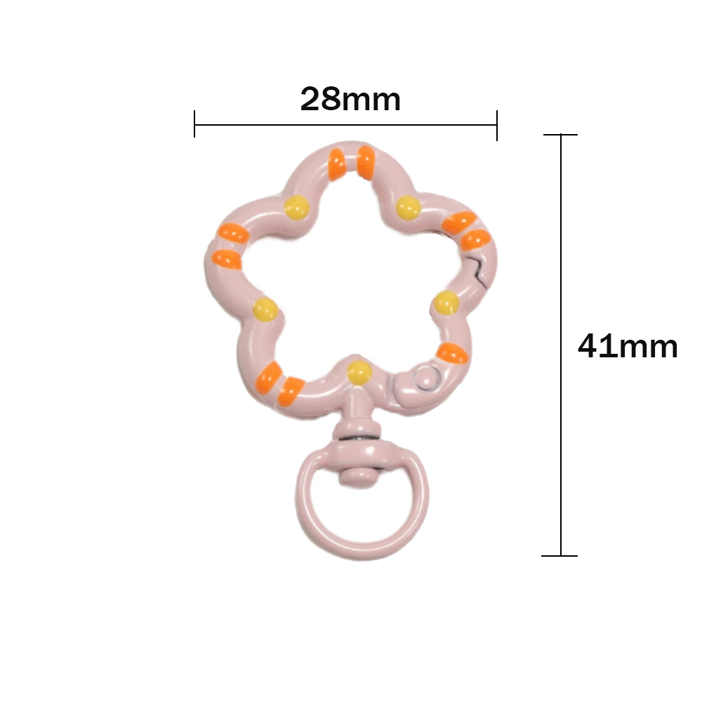 5pcs Flower Metal Lobster Claw - Jewelry Making Name บทวิจารณ์และราคา