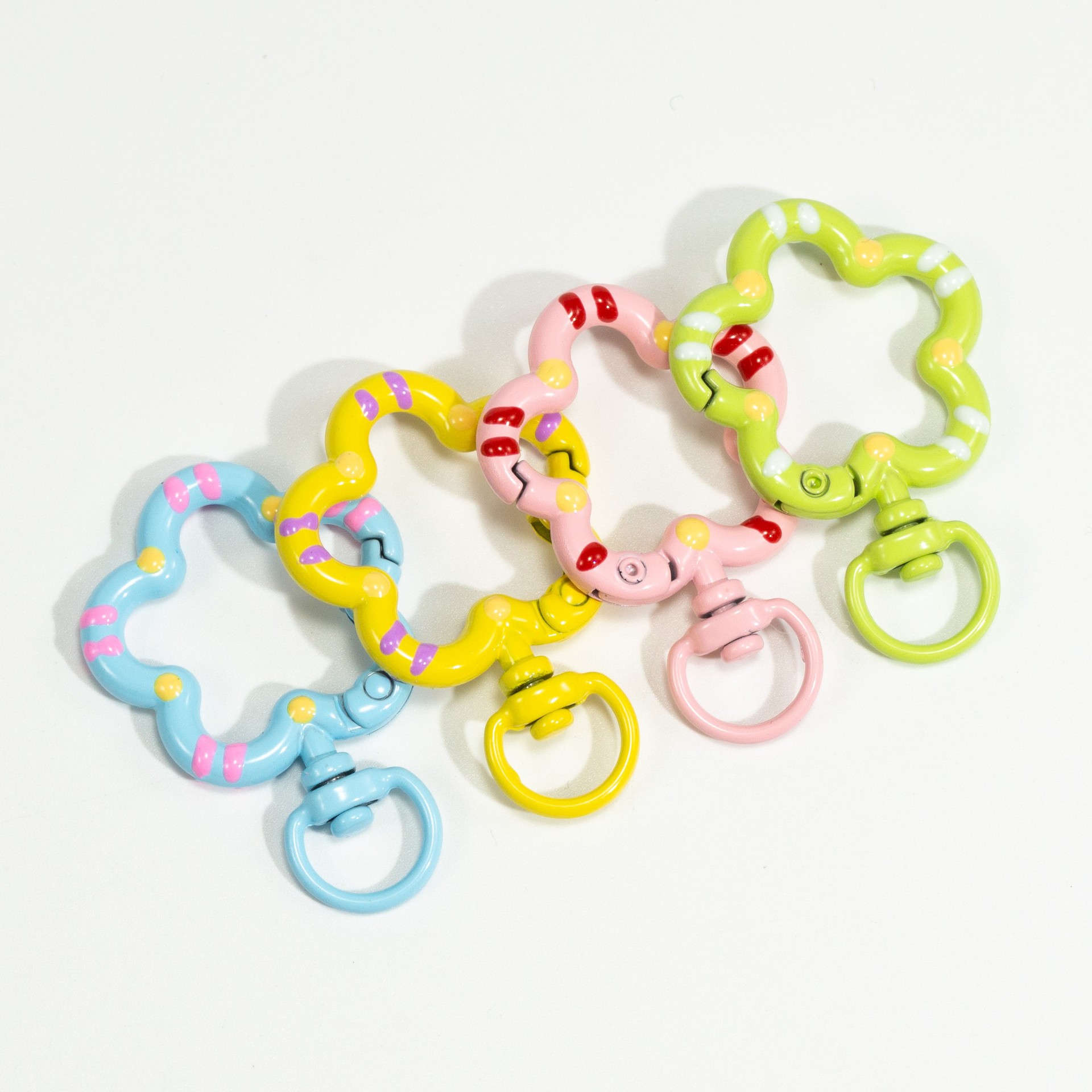 5pcs Flower Metal Lobster Claw - Jewelry Making Name บทวิจารณ์และราคา
