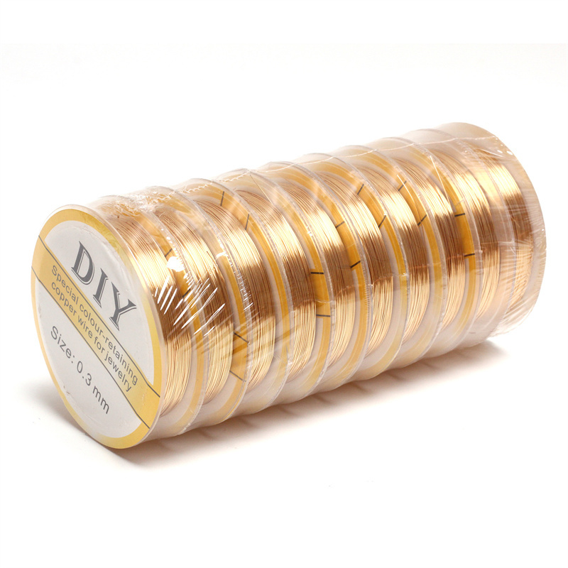 1Roll Silver Copper Wire 0.3/0 - Jewelry Making Yarn บทวิจารณ์และราคา