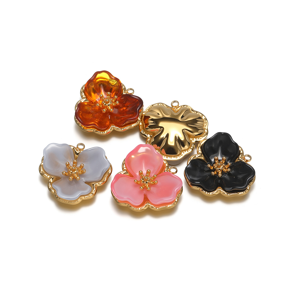 3pcs Gold Plated Stainless Ste - Jewelry Making Resin บทวิจารณ์และราคา