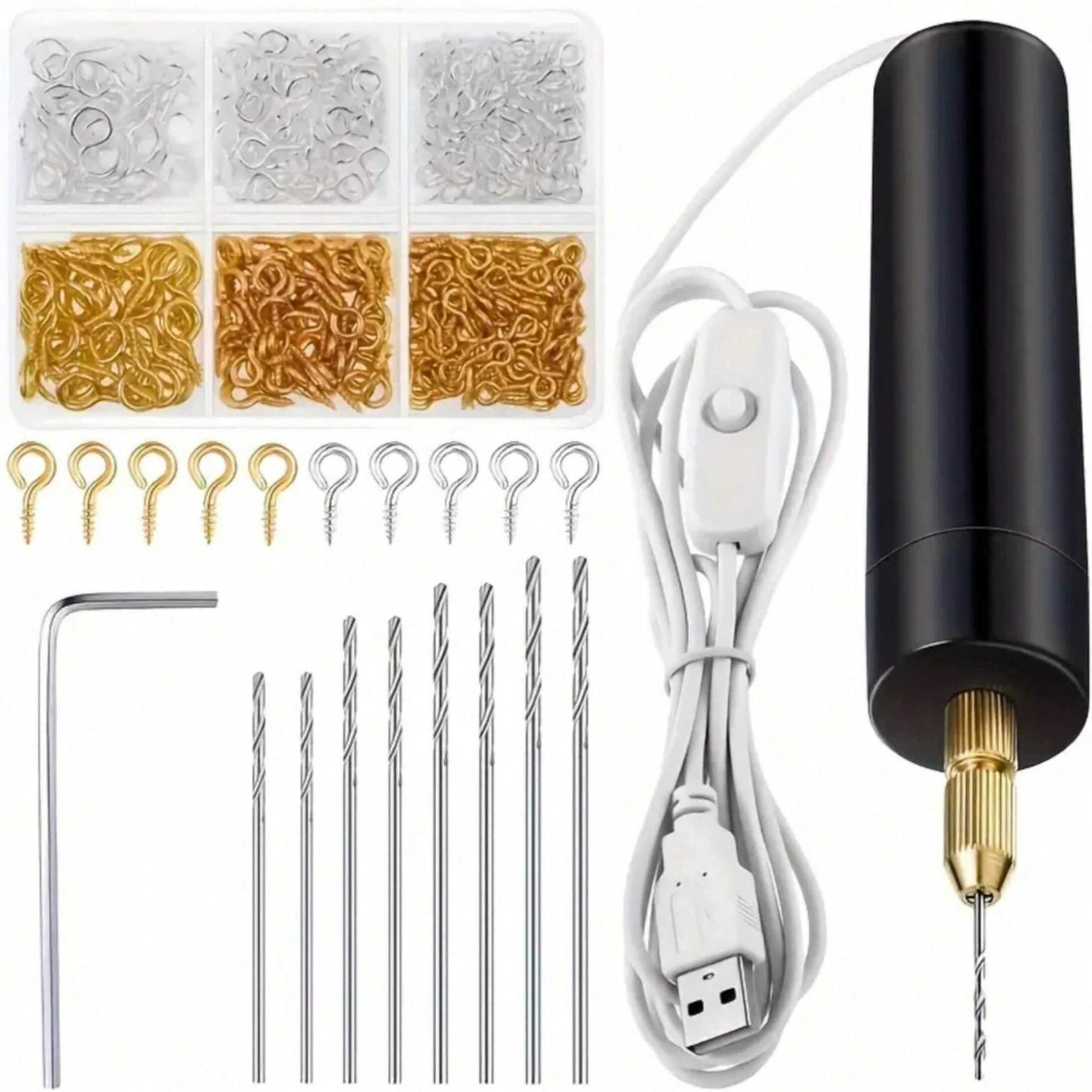 【Mini Electric Drill Set】10Pcs - Jewelry Making Dc บทวิจารณ์และราคา