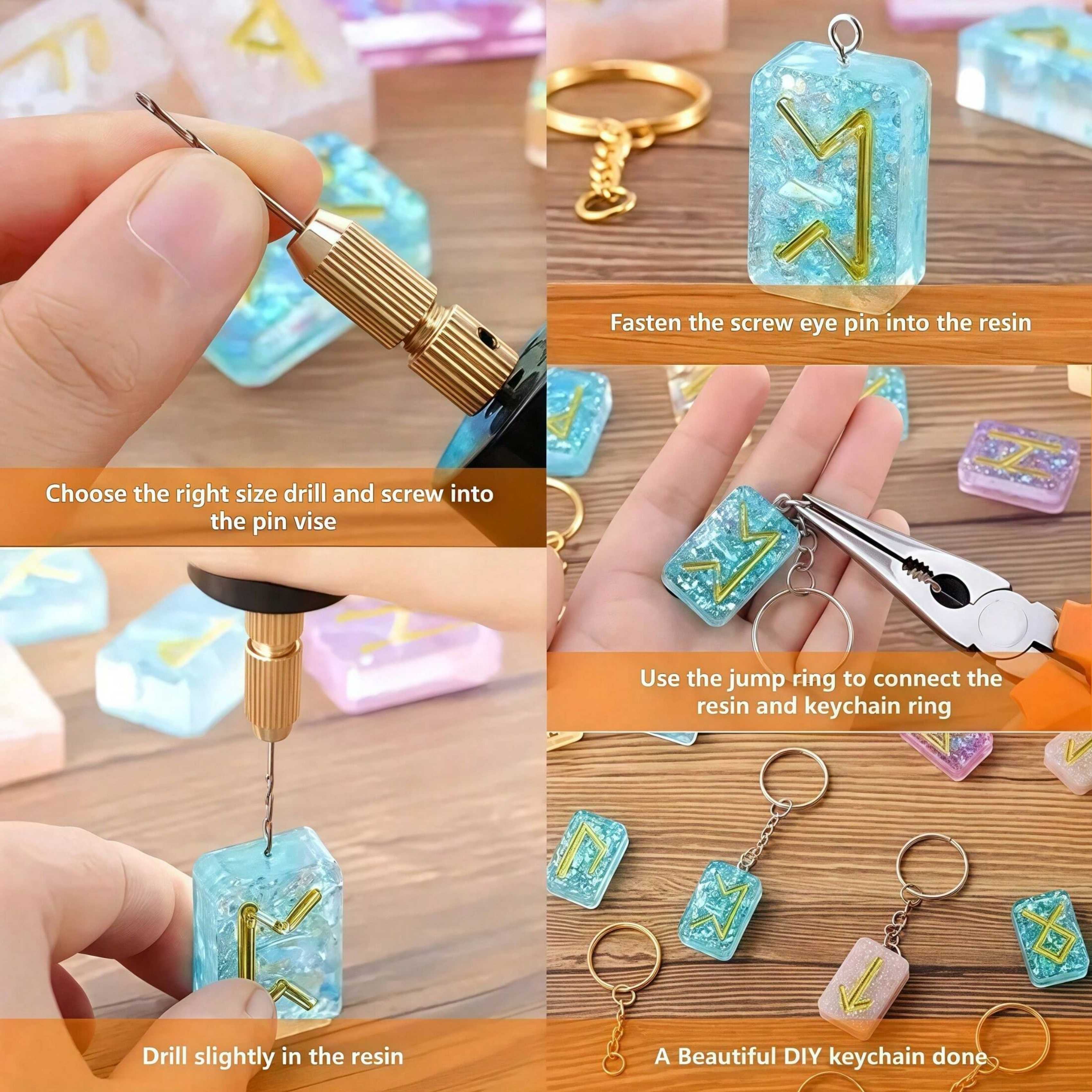 【Mini Electric Drill Set】10Pcs - Jewelry Making Dc บทวิจารณ์และราคา