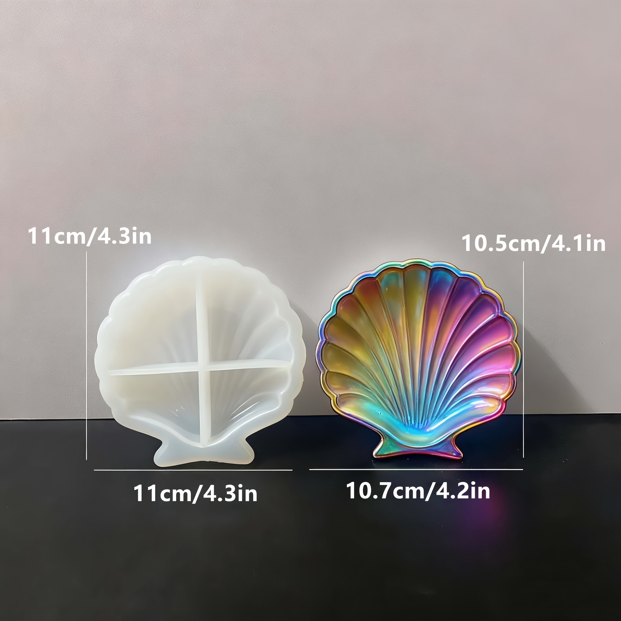 1 piece of silicone shell resi - Resin Mold Jewelry บทวิจารณ์และราคา