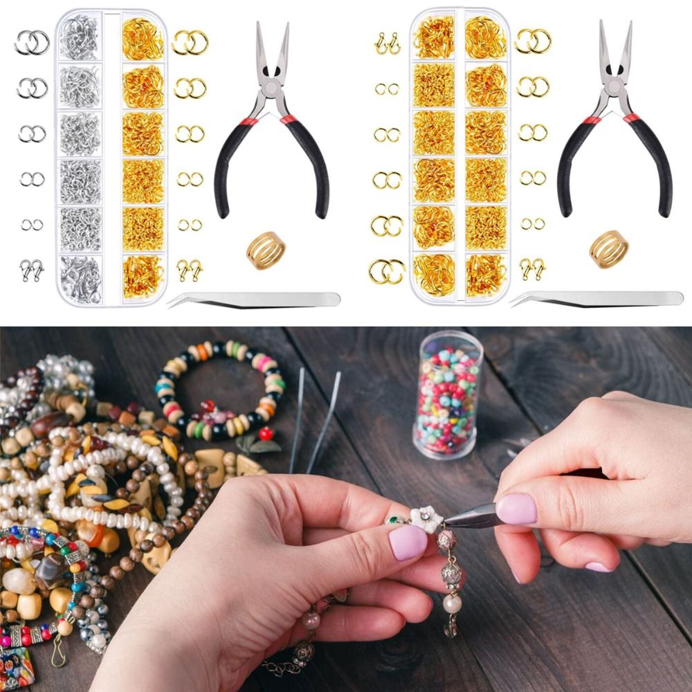 1200pcs 4-10mm Gold Silver Ope - Jewelry Making Pliers บทวิจารณ์และราคา