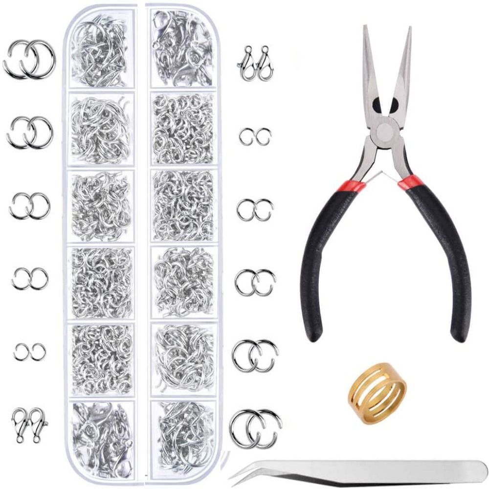 1200pcs 4-10mm Gold Silver Ope - Jewelry Making Pliers บทวิจารณ์และราคา