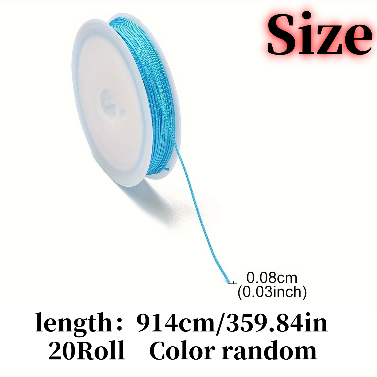 10pcs Random color, thread, wo - Jewelry Making Yarn บทวิจารณ์และราคา