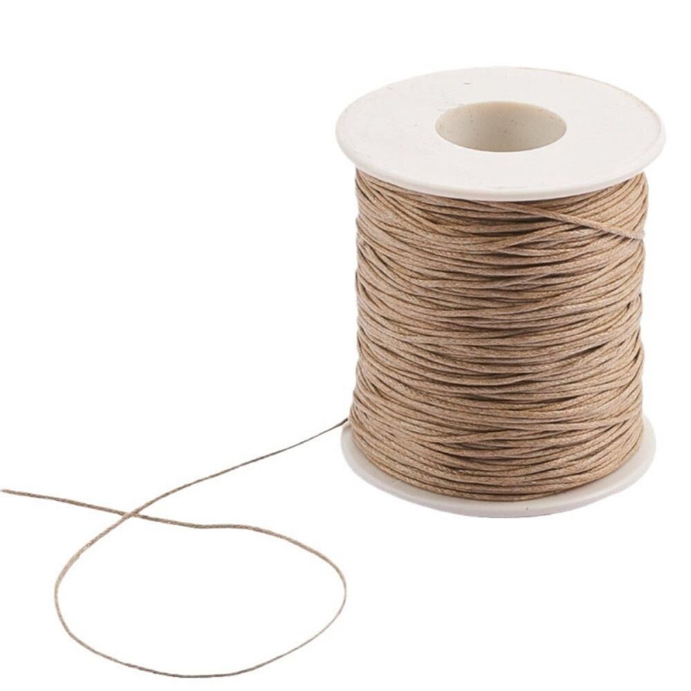New 1mm 100Yards Waxed Thread  - Jewelry Making Wax บทวิจารณ์และราคา