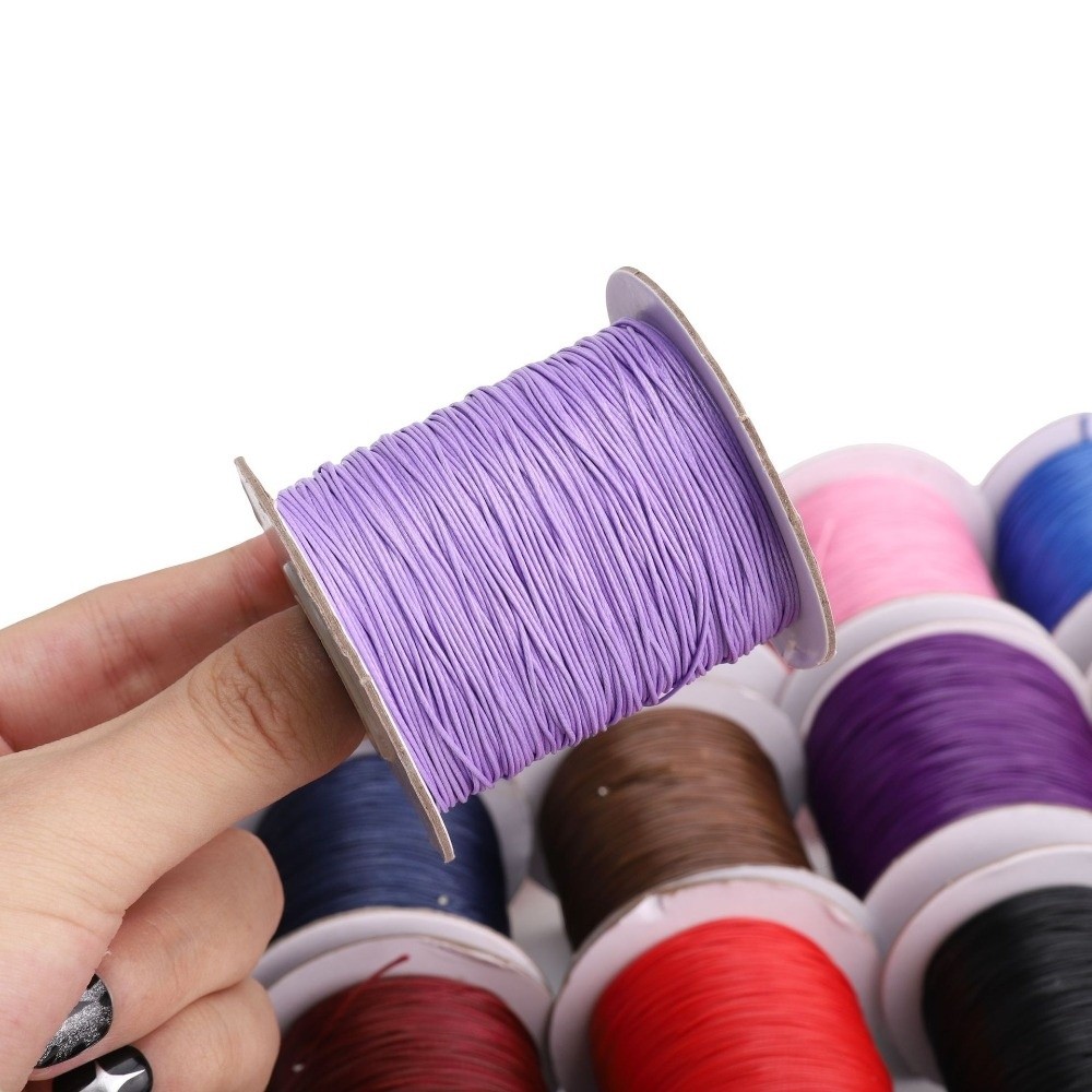New 1mm 100Yards Waxed Thread  - Jewelry Making Wax บทวิจารณ์และราคา