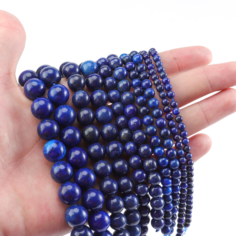 DC Lapis Lazuli Beads Natural  - Jewelry Making Dc บทวิจารณ์และราคา