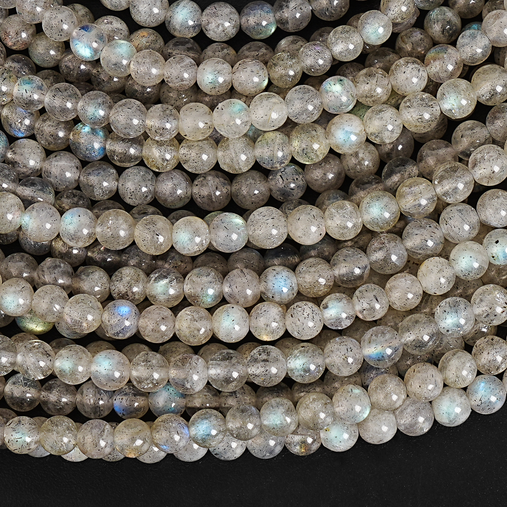 Multi-use 4mm Grey Labradorite - Jewelry Making Using Beads บทวิจารณ์และราคา