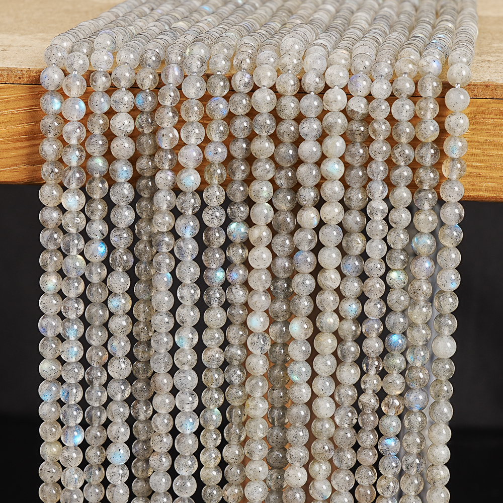 Multi-use 4mm Grey Labradorite - Jewelry Making Using Beads บทวิจารณ์และราคา