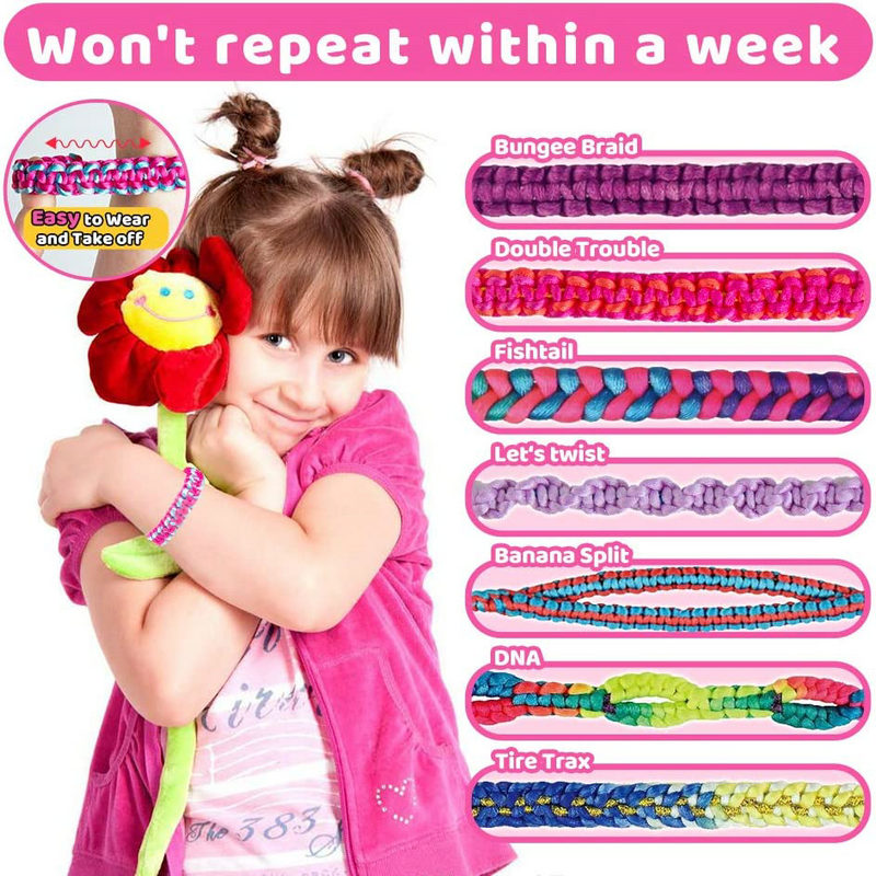 Friendship Bracelet Making Kit - Jewelry Making For Kids บทวิจารณ์และราคา