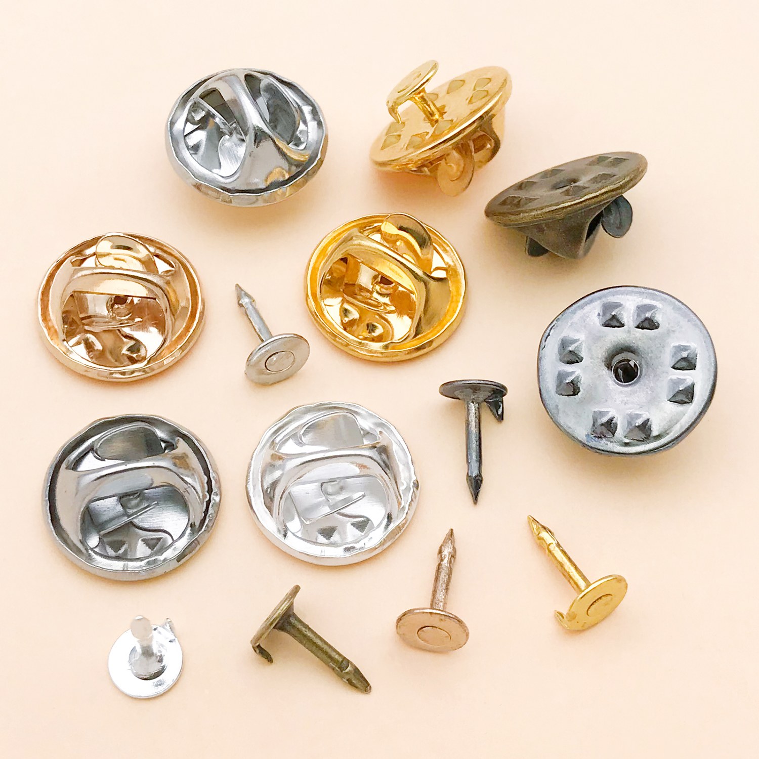 50pcs 8mm 11mm Pin+ Back Stabb - Jewelry Making Name บทวิจารณ์และราคา