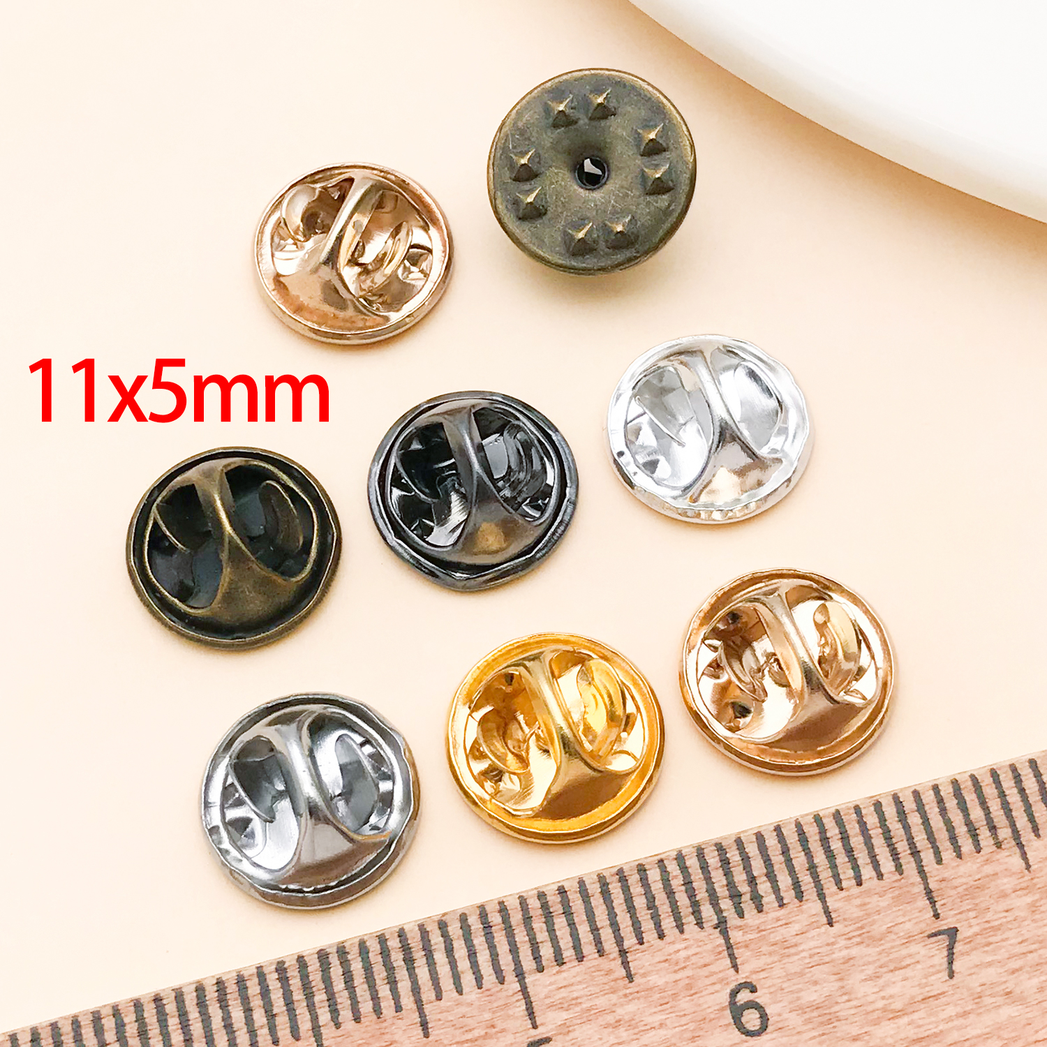 50pcs 8mm 11mm Pin+ Back Stabb - Jewelry Making Name บทวิจารณ์และราคา