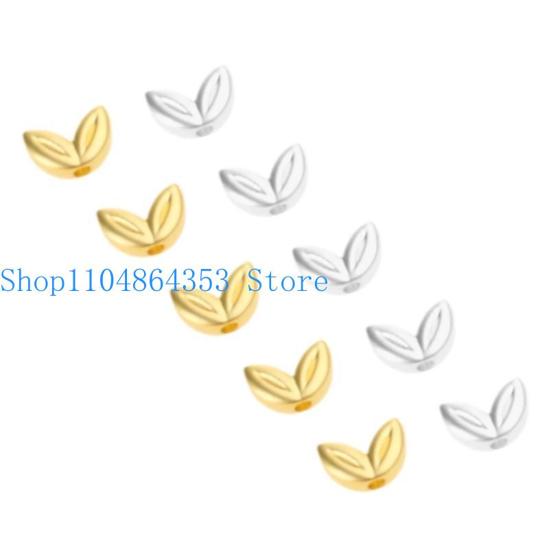 20Pcs Double Hole Spacer Beads - Jewelry Making Using Beads บทวิจารณ์และราคา