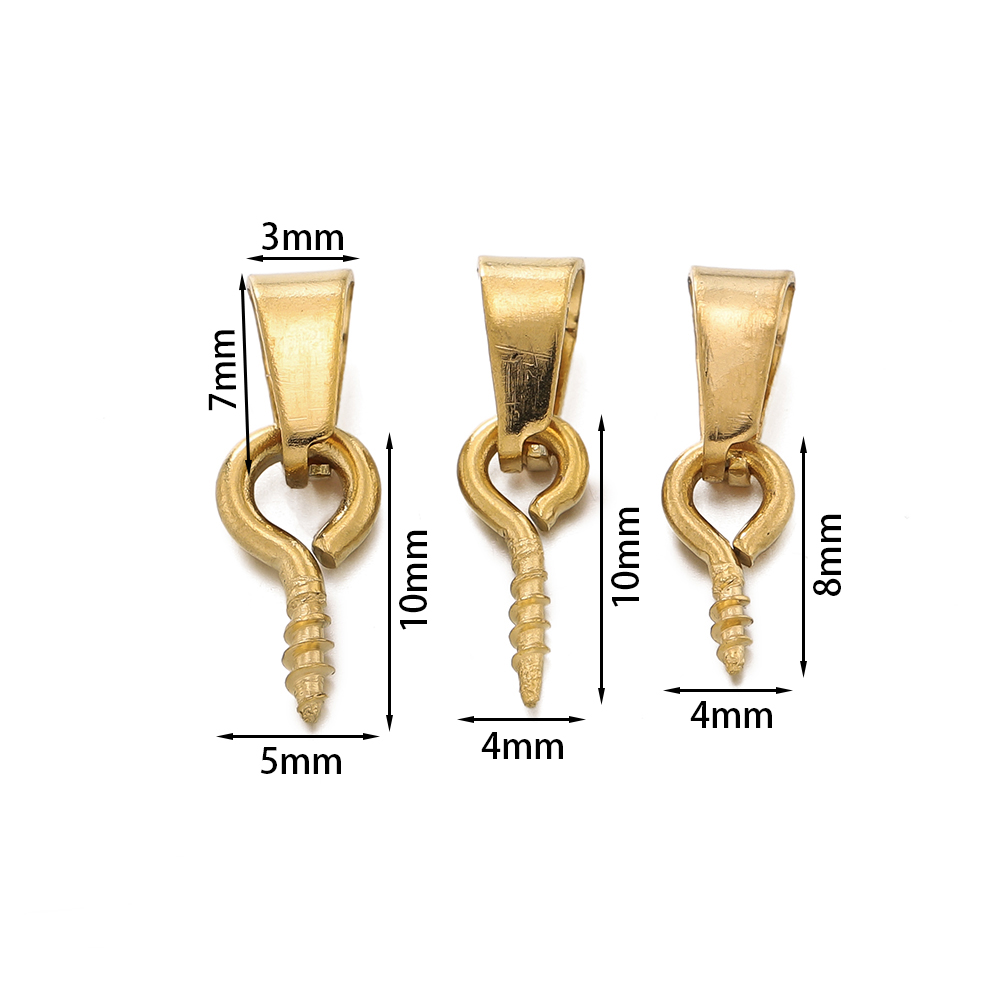 20pcs Stainless Steel Screw Ey - Jewelry Making Drill บทวิจารณ์และราคา