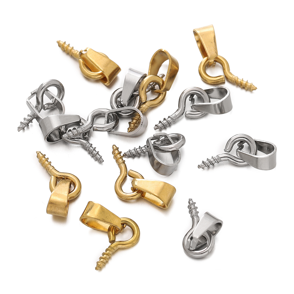 20pcs Stainless Steel Screw Ey - Jewelry Making Drill บทวิจารณ์และราคา