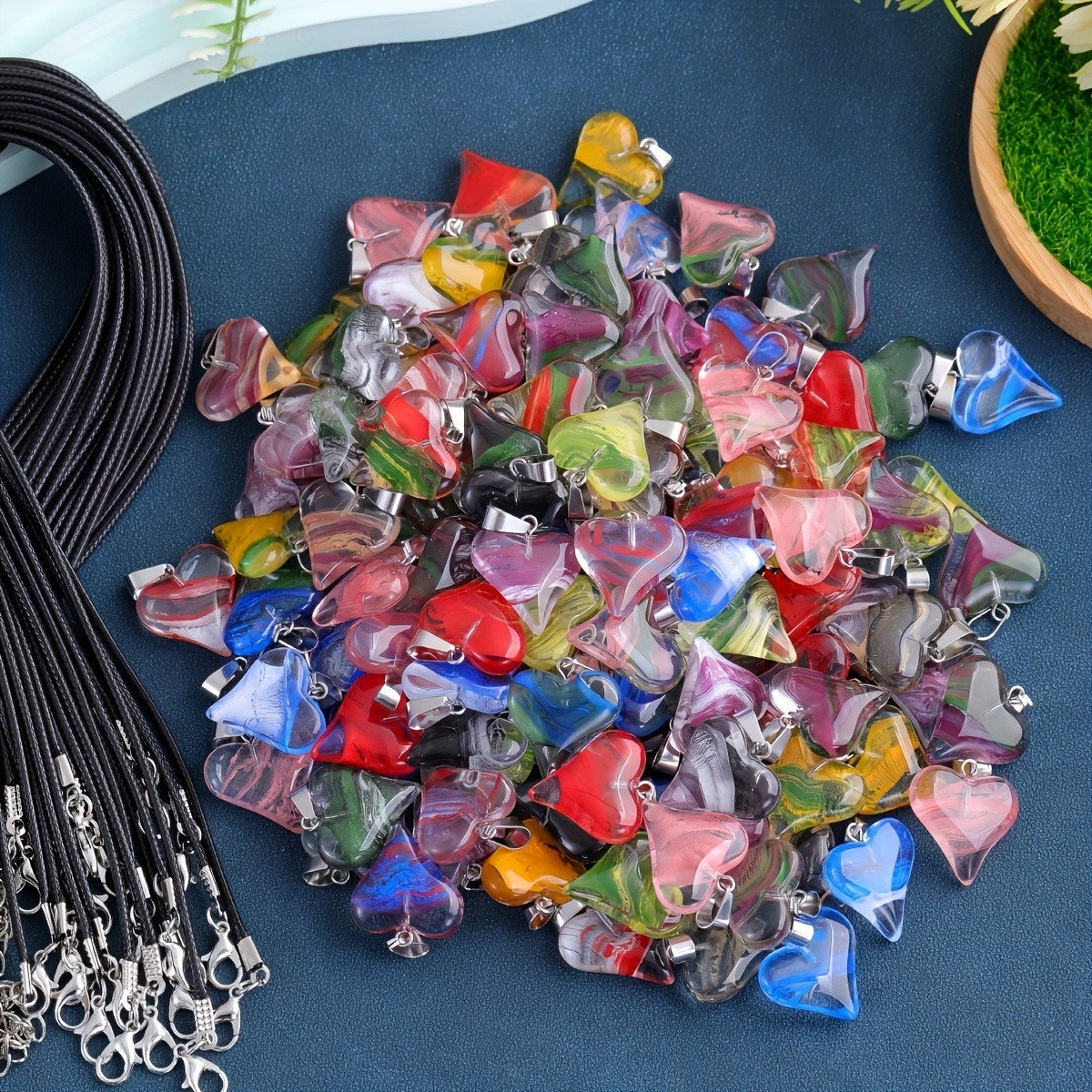 10pcs-shaped glass crystal pen - Jewelry Making The Well บทวิจารณ์และราคา