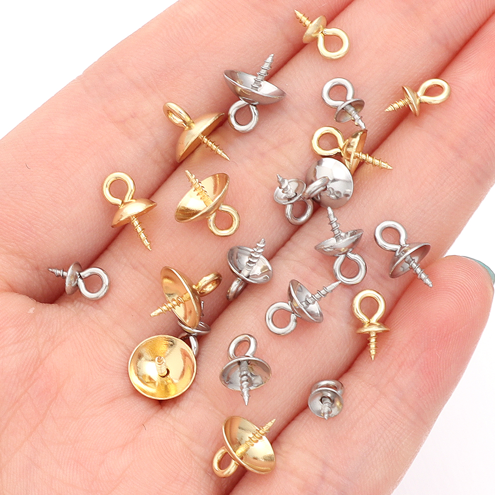 20pcs Stainless Steel Screw Ey - Jewelry Making Drill บทวิจารณ์และราคา