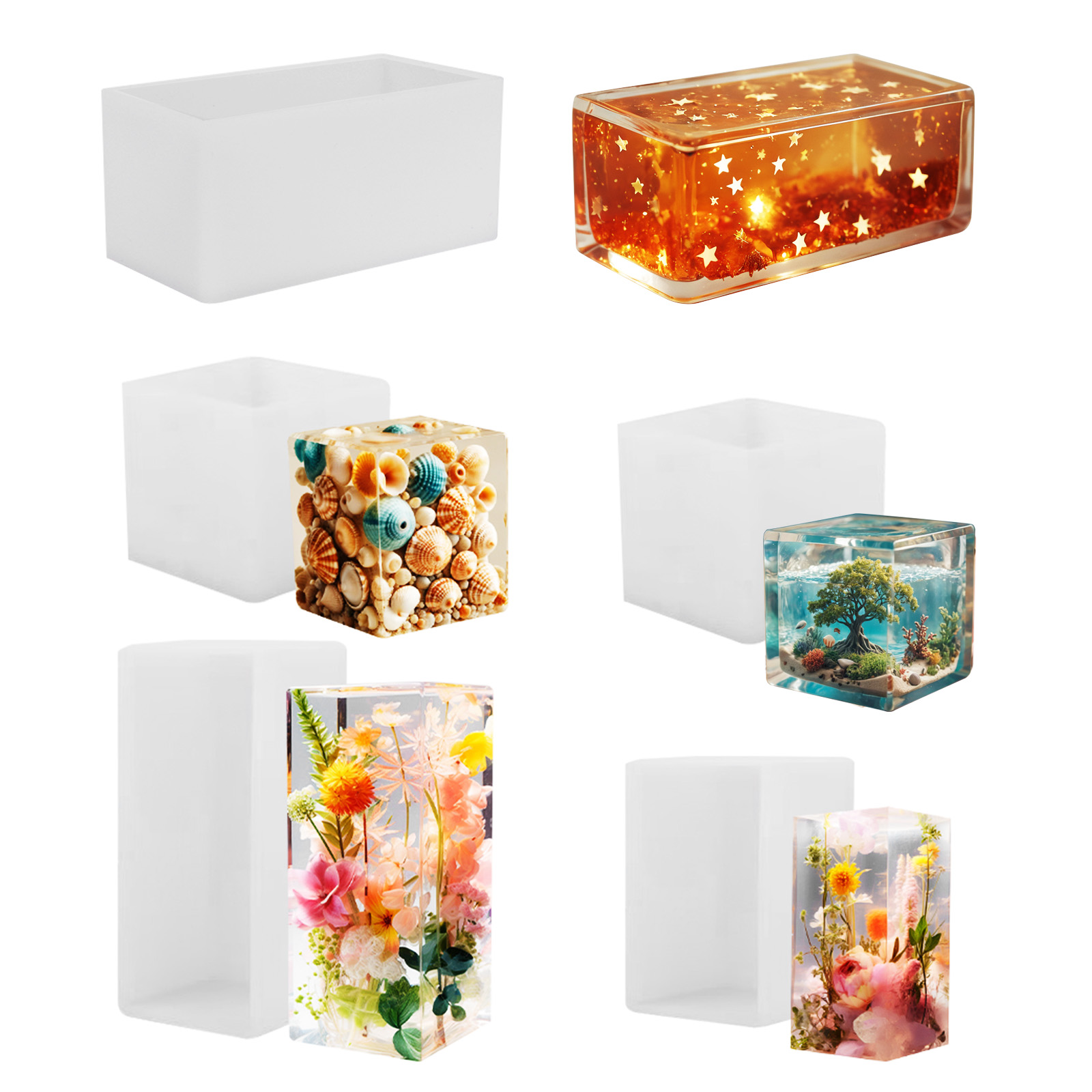 Epoxy Casting Mold Silicone Mo - Resin Mold Jewelry บทวิจารณ์และราคา