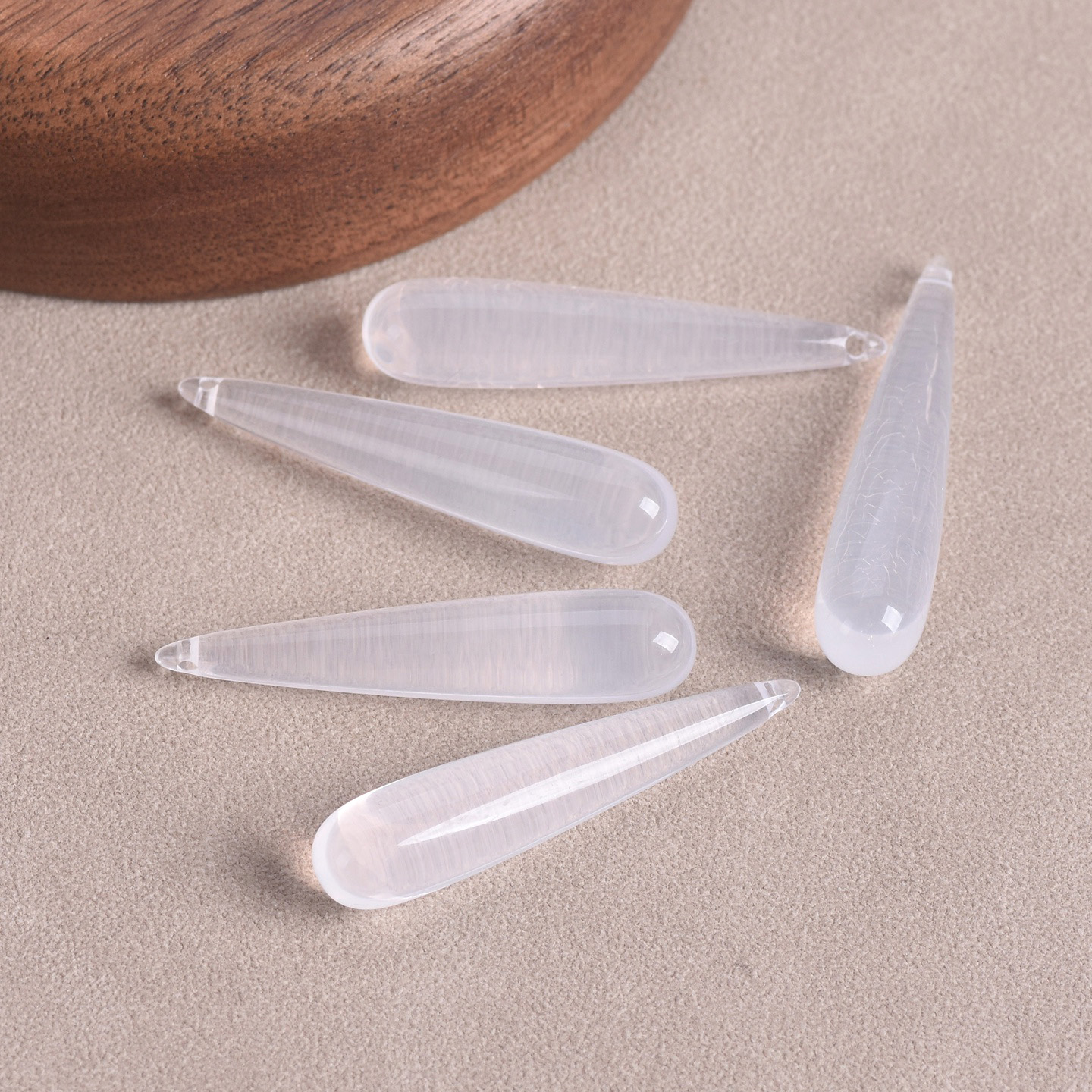 10pcs Long Teardrop Shape 35x7 - Jewelry Making Drill บทวิจารณ์และราคา