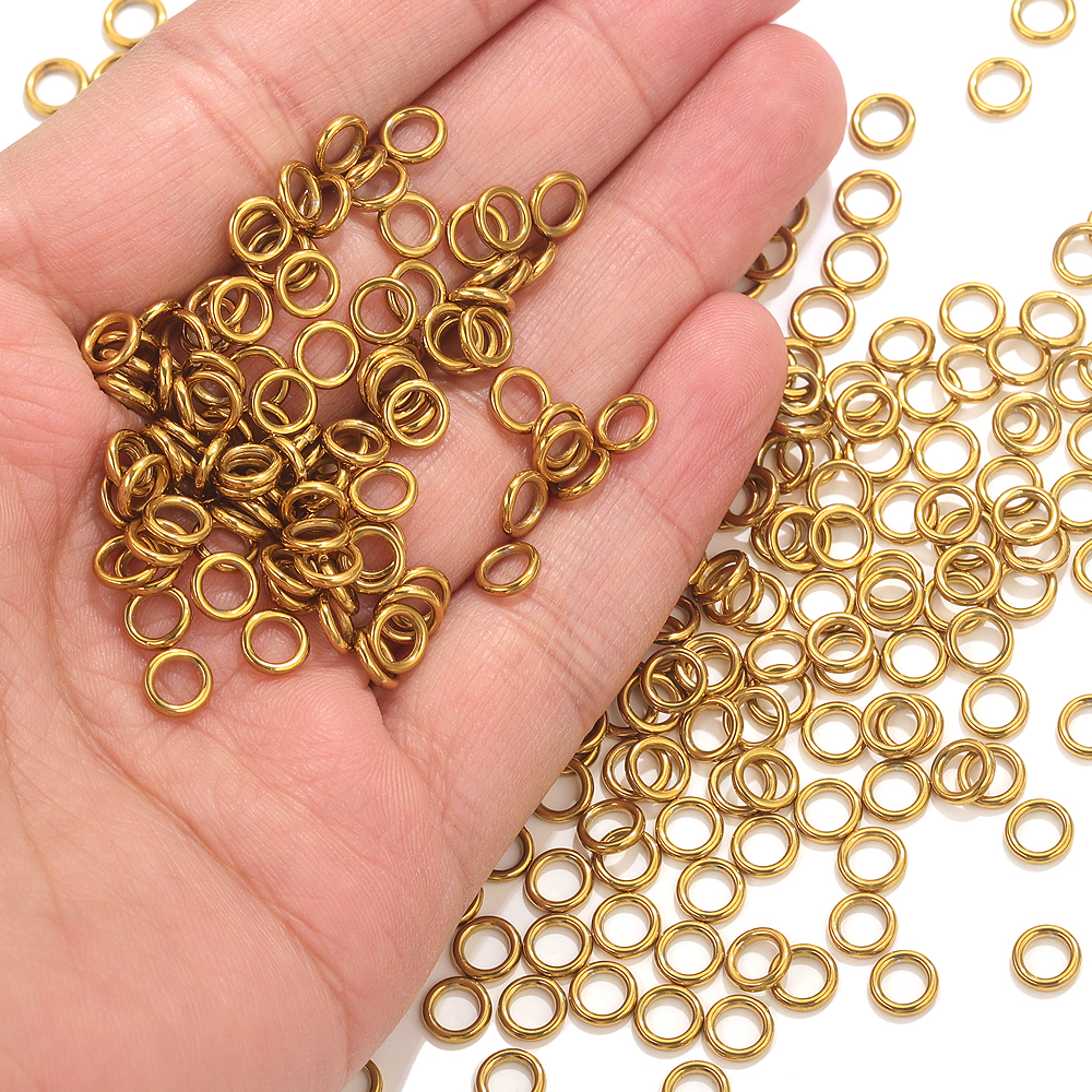 50pcs Stainless Steel O Ring G - Jewelry Making Yarn บทวิจารณ์และราคา