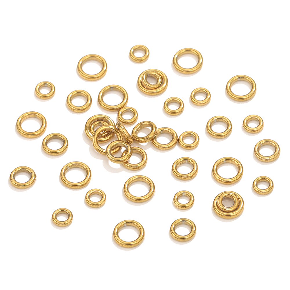 50pcs Stainless Steel O Ring G - Jewelry Making Yarn บทวิจารณ์และราคา