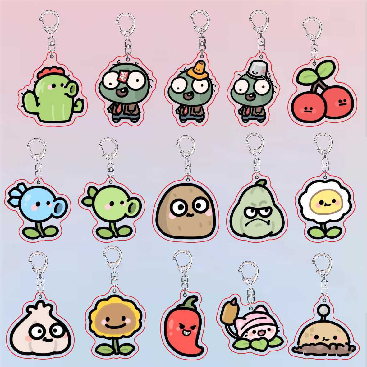Plants Vs Zombies Acrylic Cute - Jewelry Making Resin บทวิจารณ์และราคา