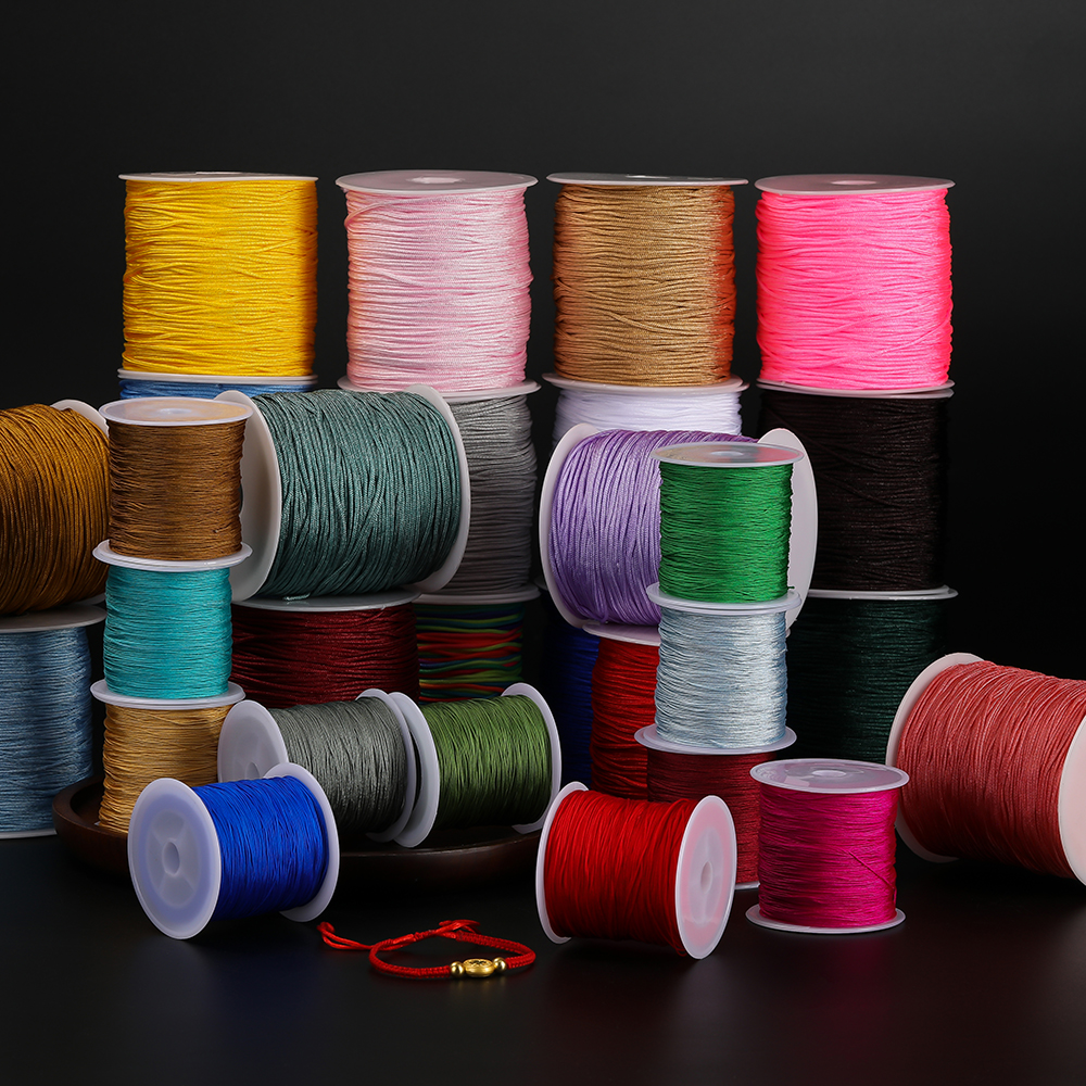 270m 1mm Colored Nylon Beading - Jewelry Making Yarn บทวิจารณ์และราคา