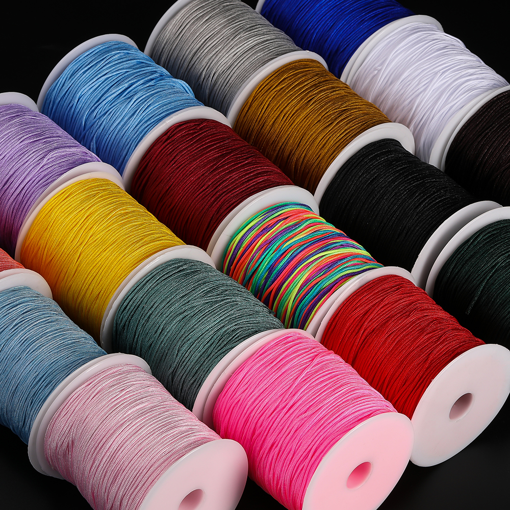 270m 1mm Colored Nylon Beading - Jewelry Making Yarn บทวิจารณ์และราคา
