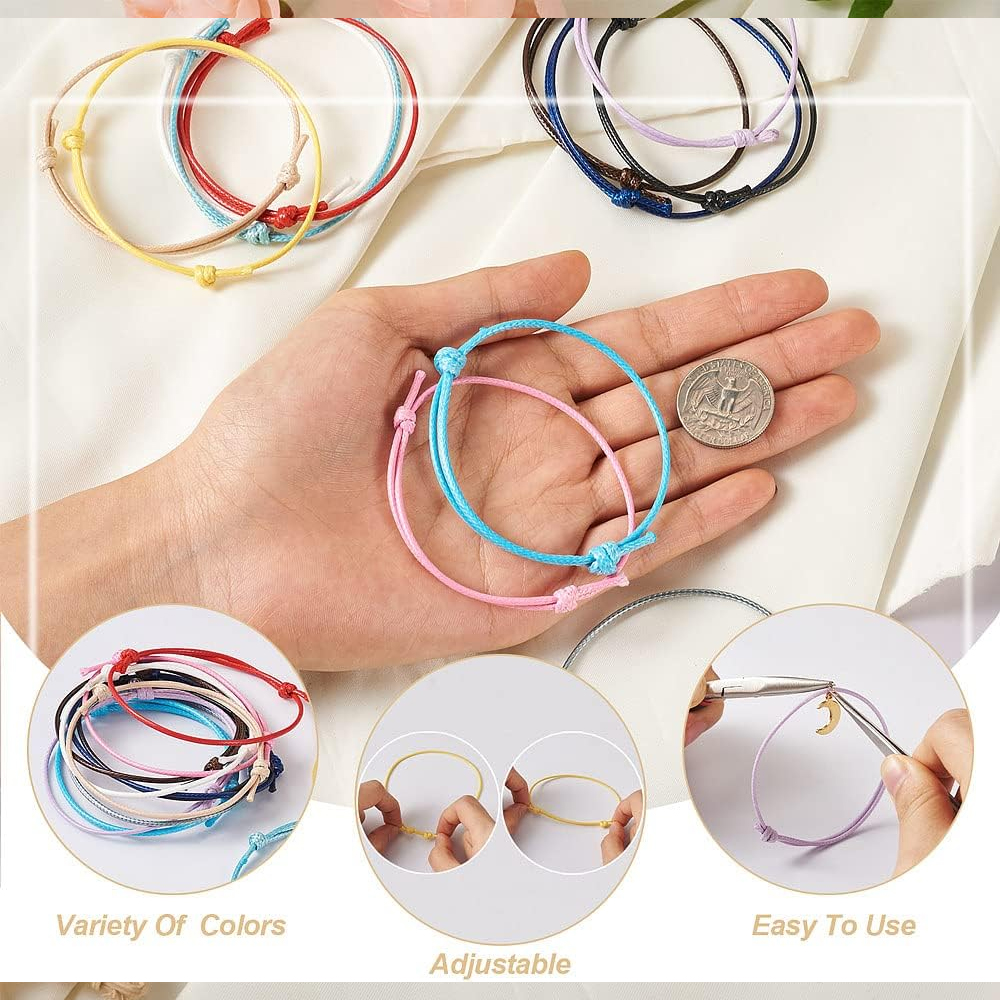 100Pcs Korean Waxed Polyester  - Jewelry Making Wax บทวิจารณ์และราคา