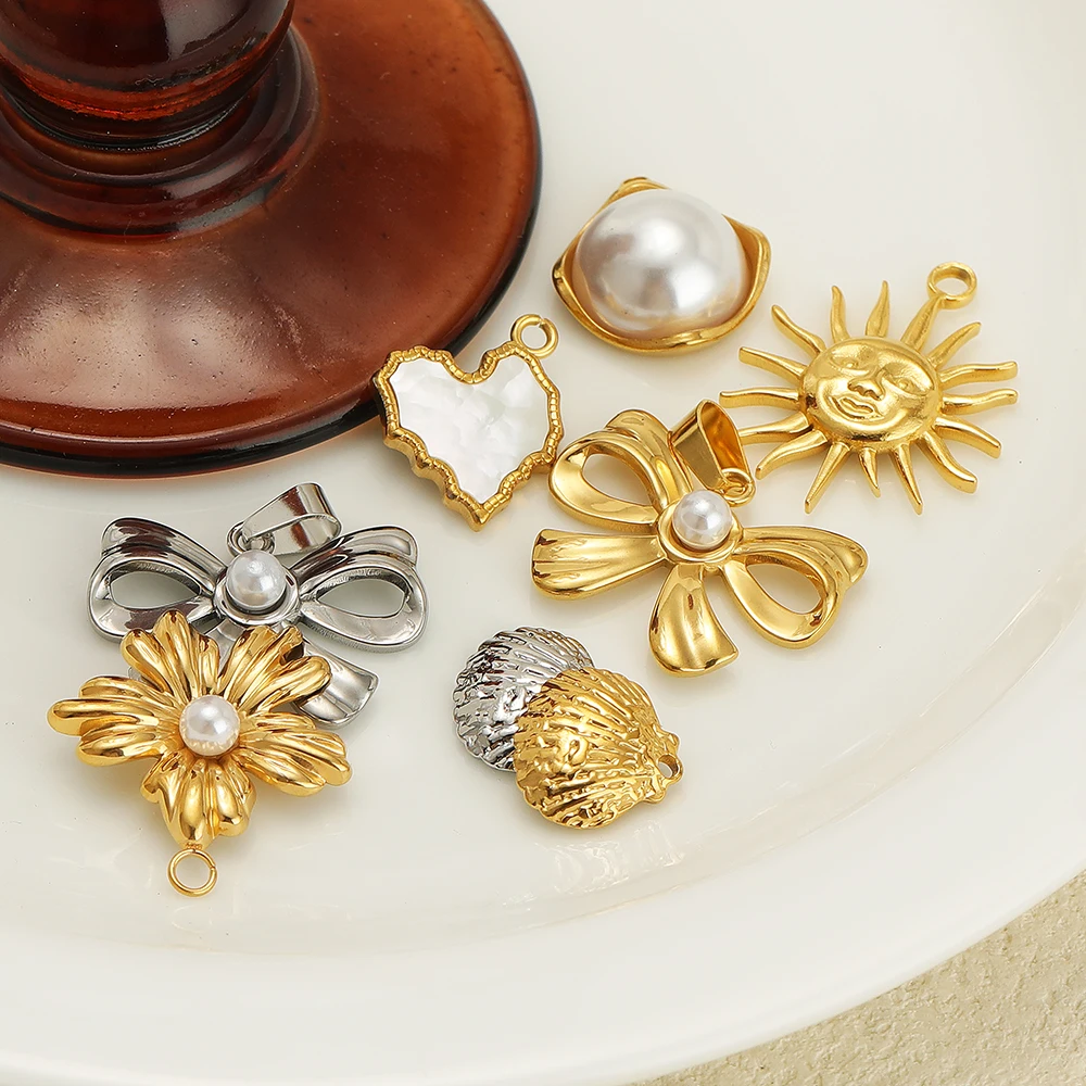 5pcs Stainless Steel Enamel Sh - Jewelry Making For Kids บทวิจารณ์และราคา