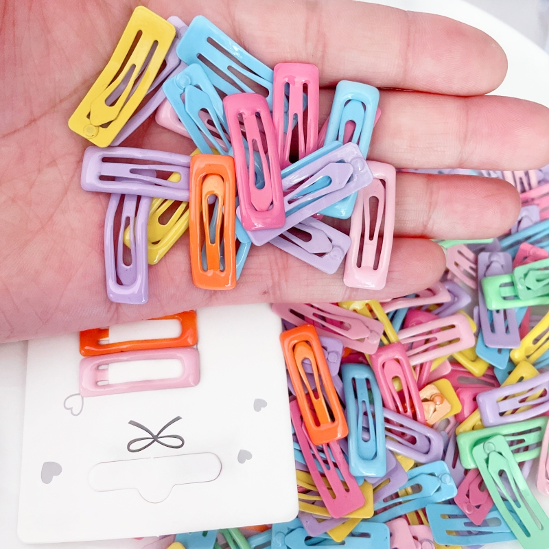 10/30/50pcs 3cm Rectangle Hair - Jewelry Making For Kids บทวิจารณ์และราคา
