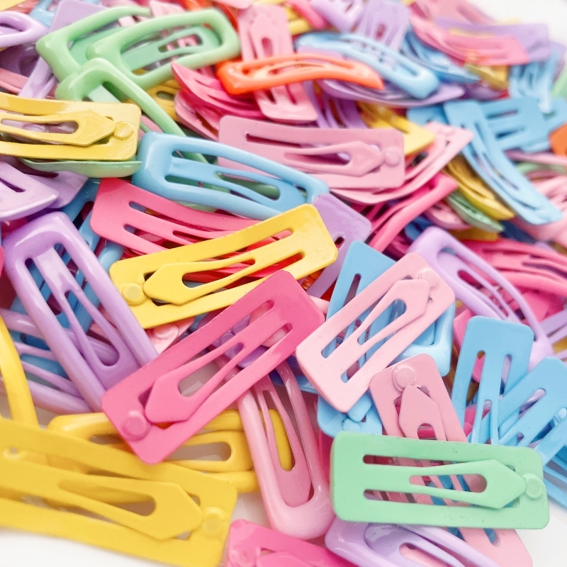 10/30/50pcs 3cm Rectangle Hair - Jewelry Making For Kids บทวิจารณ์และราคา