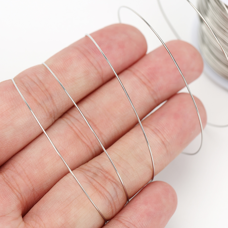 1roll Stainless Steel 0.2 0.3  - Jewelry Making Yarn บทวิจารณ์และราคา