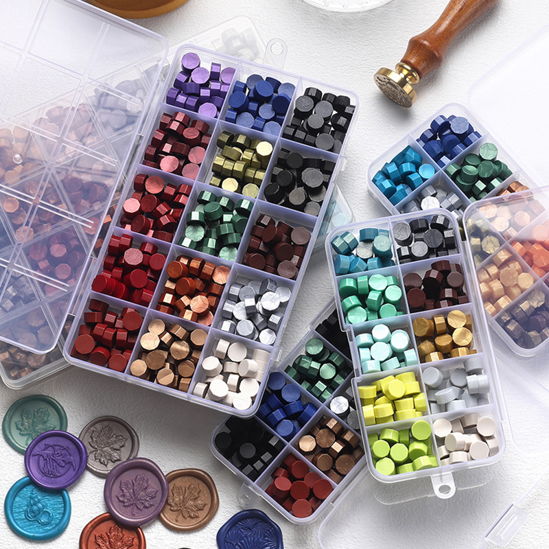 Retro Sealing Wax Beads Plant  - Jewelry Making Wax บทวิจารณ์และราคา
