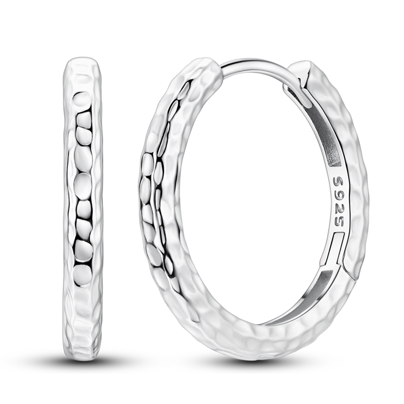 925 Sterling Silver Earrings W - Jewelry Making Hammer บทวิจารณ์และราคา