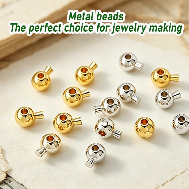 10/50/100 Pcs Round Crimp Bead - Jewelry Making Using Beads บทวิจารณ์และราคา
