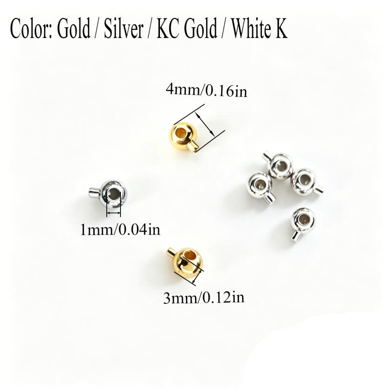 10/50/100 Pcs Round Crimp Bead - Jewelry Making Using Beads บทวิจารณ์และราคา