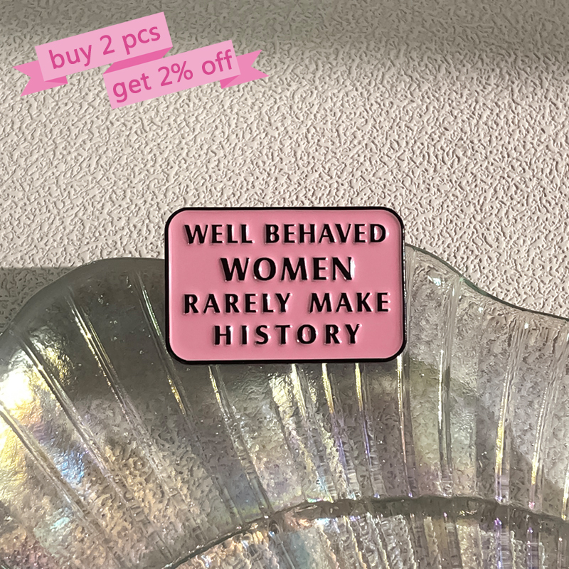 Feminist Enamel Pins Well Beha - Jewelry Making The Well บทวิจารณ์และราคา