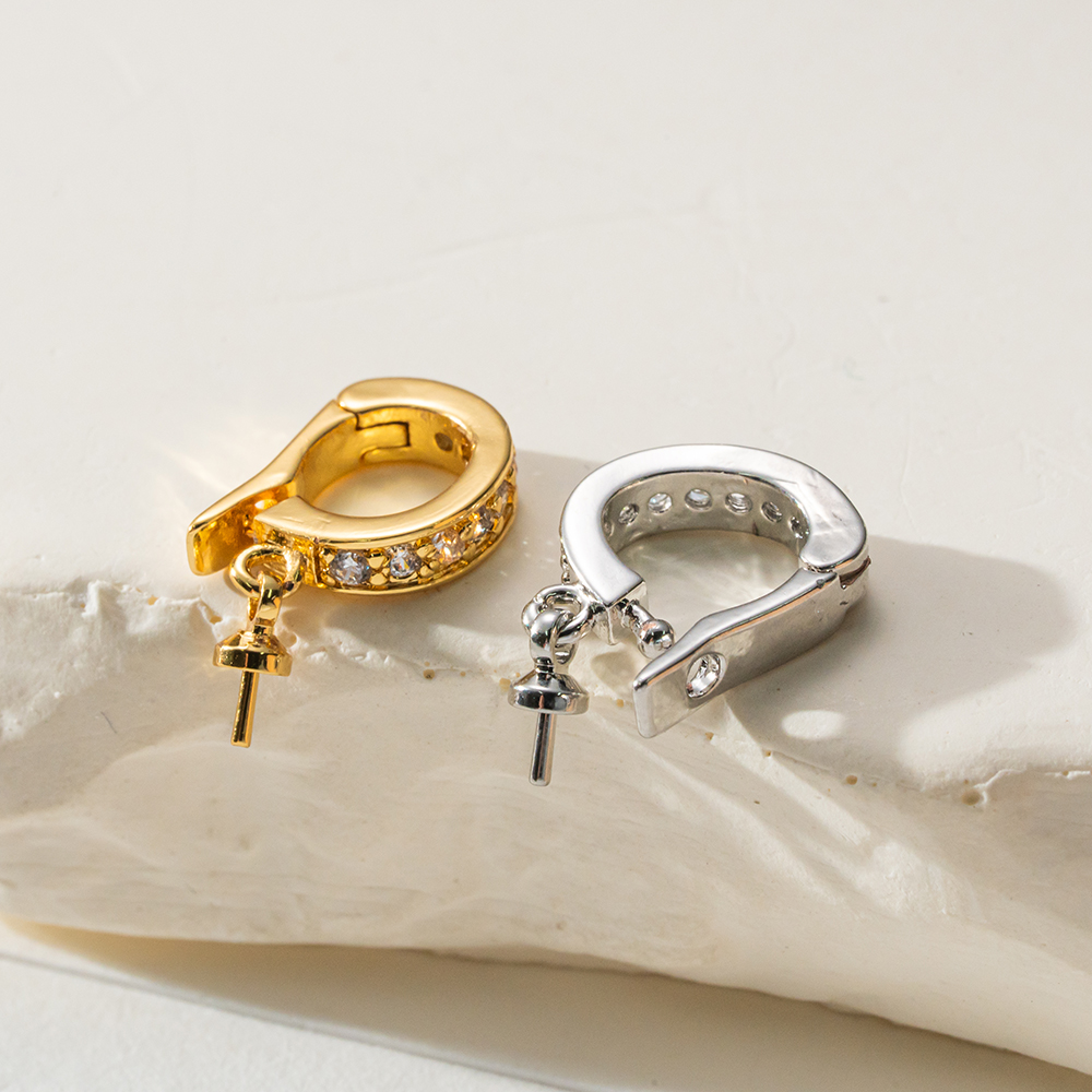 2pcs 18K Gold Plated Brass Eye - Jewelry Making Drill บทวิจารณ์และราคา
