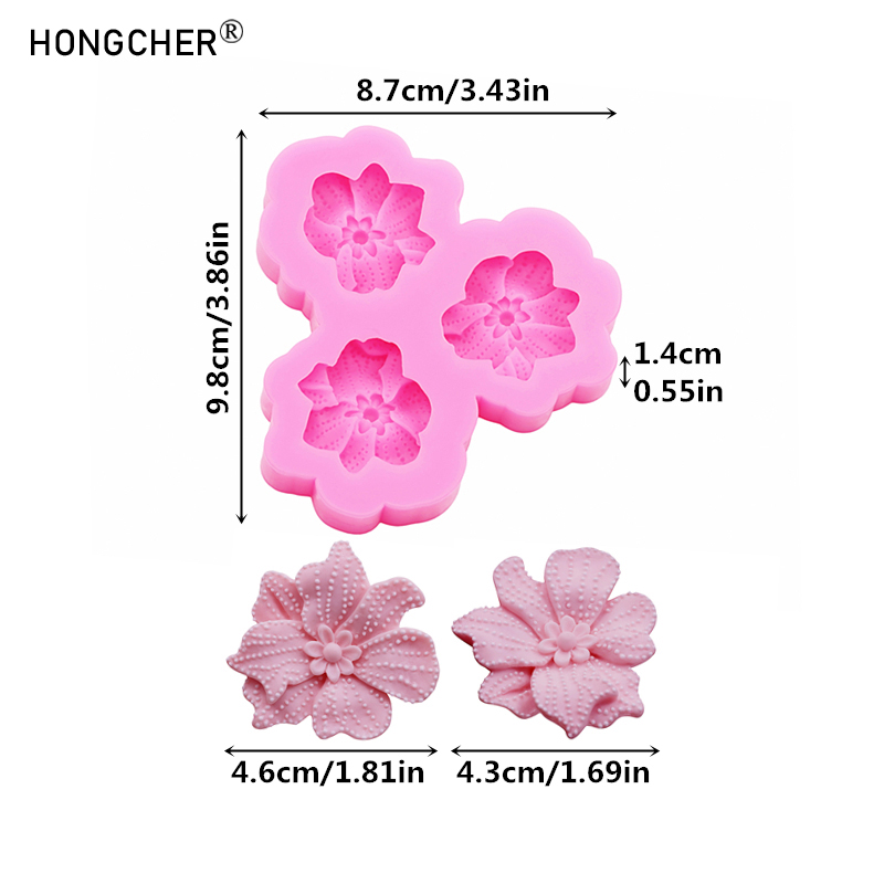 Polka Dot Floral Rose Silicone - Resin Mold Jewelry บทวิจารณ์และราคา