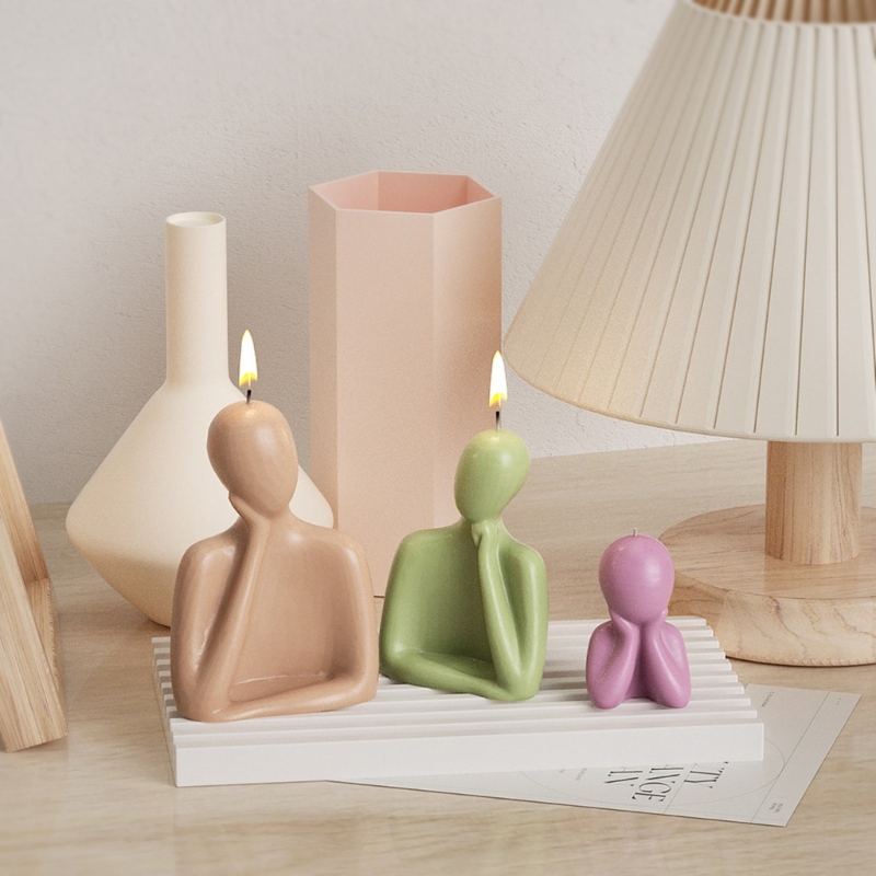 3D Family Candle Silicone Mold - Jewelry Making Wax บทวิจารณ์และราคา