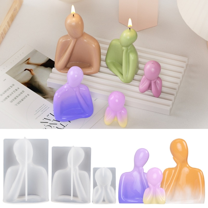 3D Family Candle Silicone Mold - Jewelry Making Wax บทวิจารณ์และราคา