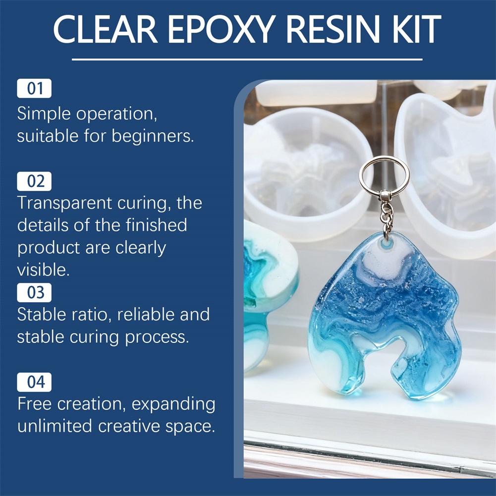 DIY Crystals Clear Epoxys Resi - Resin Mold Jewelry บทวิจารณ์และราคา