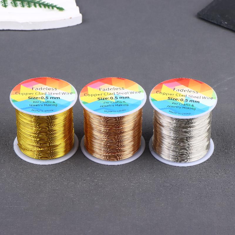 100m/328ft Fadeless Copper Cla - Jewelry Making Yarn บทวิจารณ์และราคา