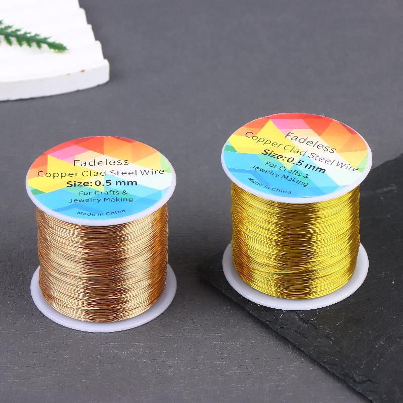 100m/328ft Fadeless Copper Cla - Jewelry Making Yarn บทวิจารณ์และราคา