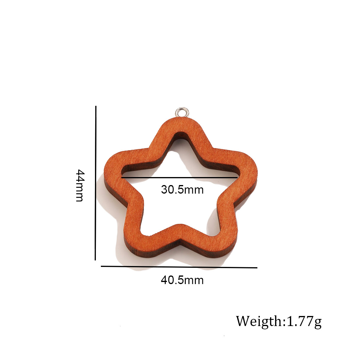 10PCS Triangle Rectangle Wood  - Jewelry Making Resin บทวิจารณ์และราคา