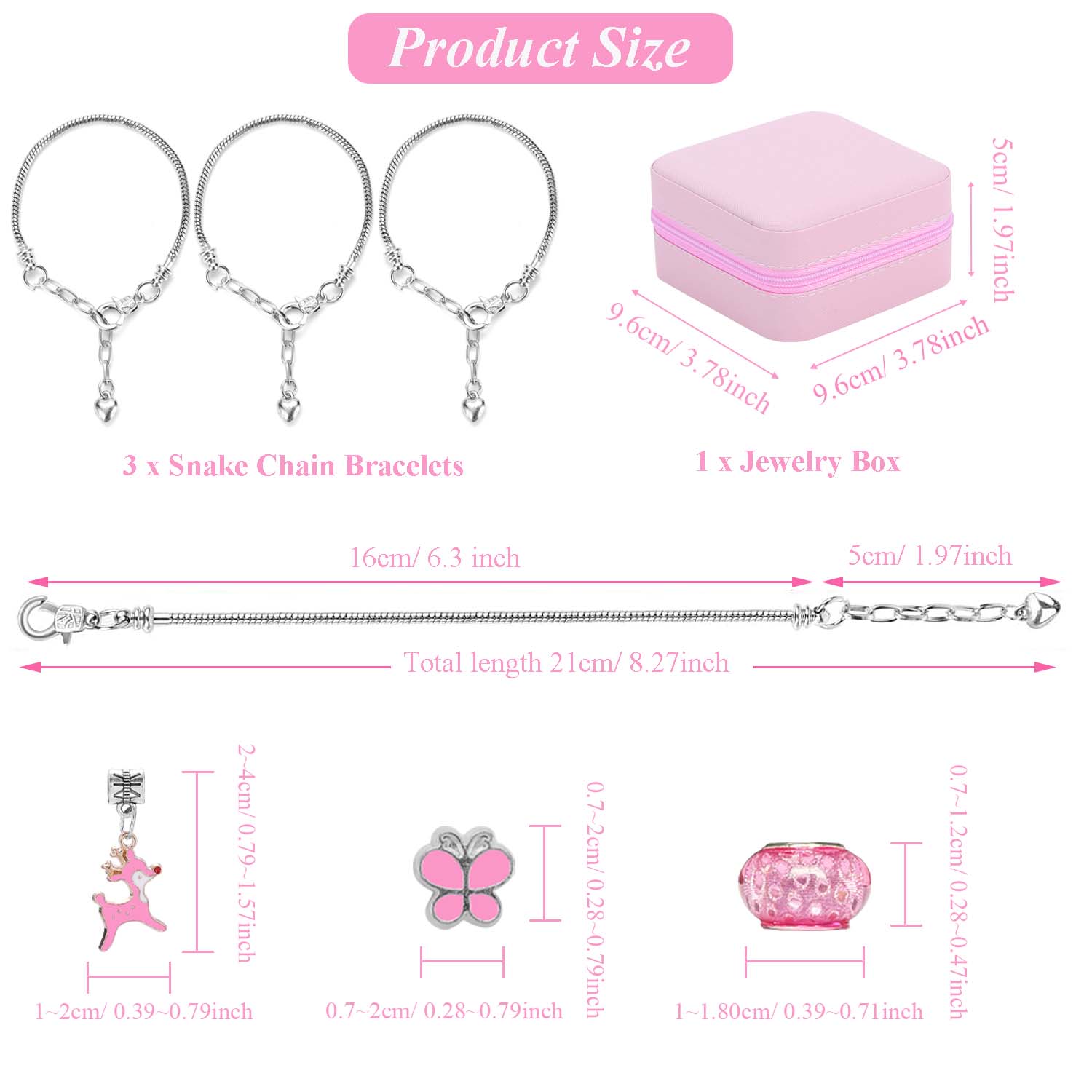 68pcs pink beaded jewelry set, - Jewelry Making Resin บทวิจารณ์และราคา