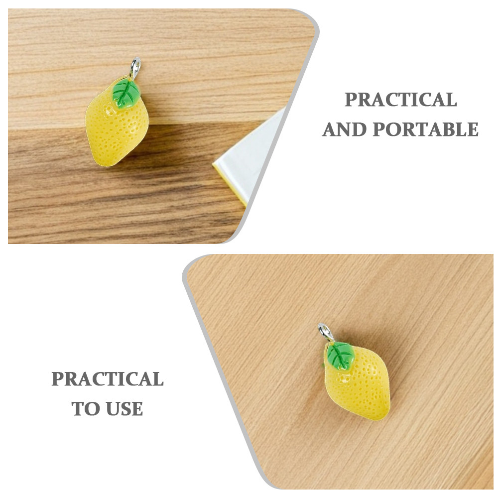 10Pcs Mini Lemon Charms Resin  - Jewelry Making Resin บทวิจารณ์และราคา